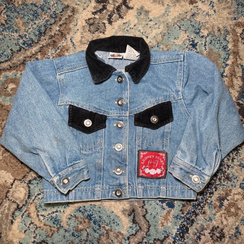 1996 Looney Tunes Denim Jacket - Picture 2 of 7